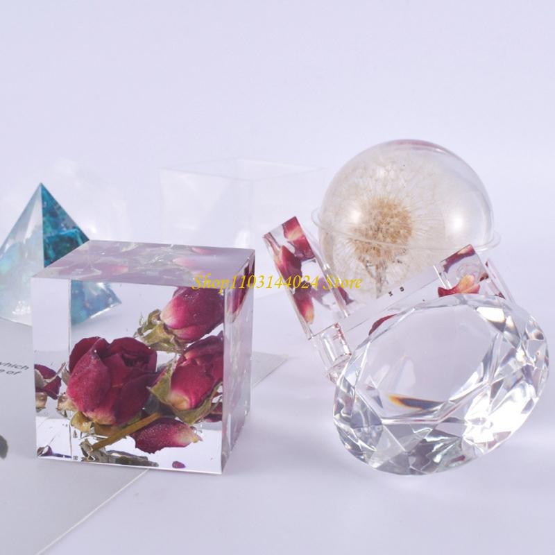 Resin Art Cube - N5KE Cube Silicone Molds Epoxy Casting