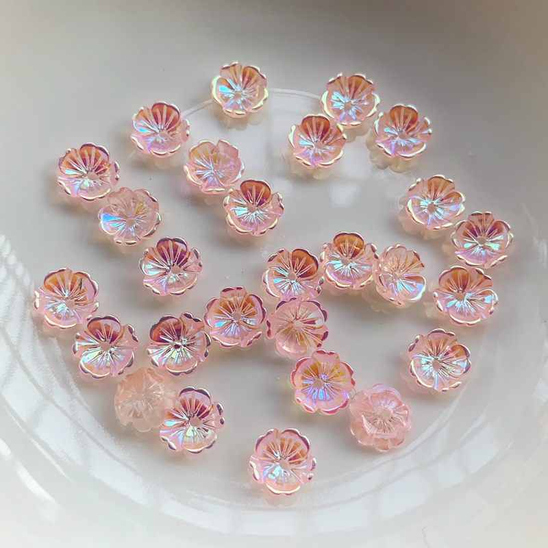 Resin Art Earrings Design - Flowers 8mm Earrings jewelry accessories resin