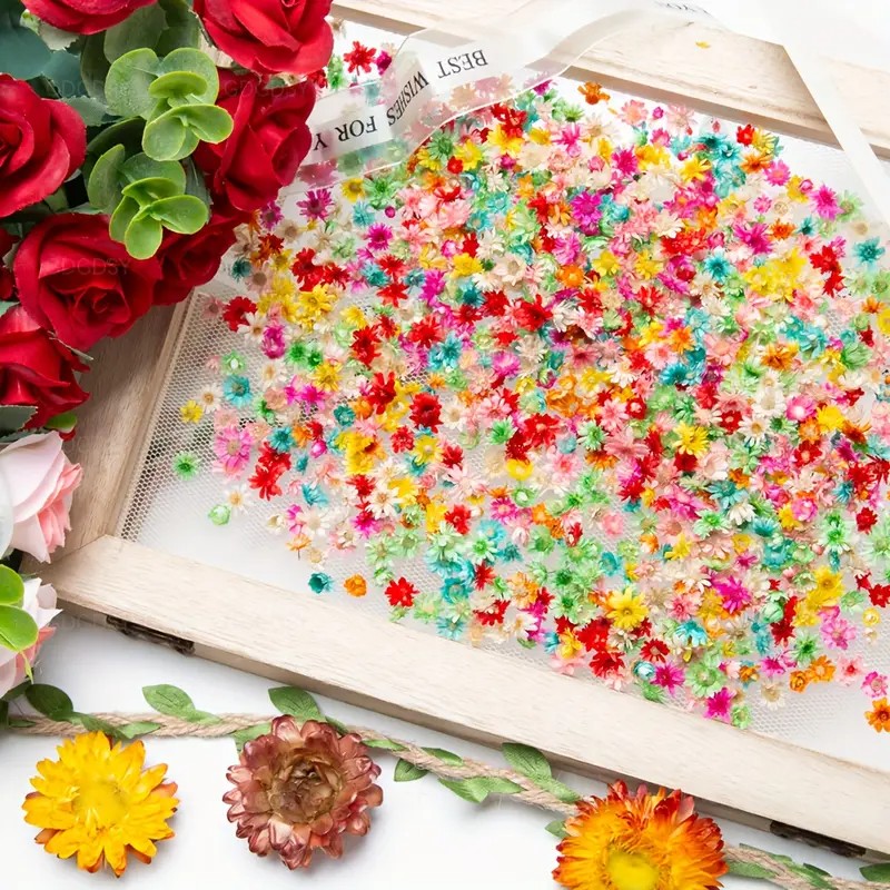 Resin Art Earrings Design - Classic artificial Flower Mix for Crafts