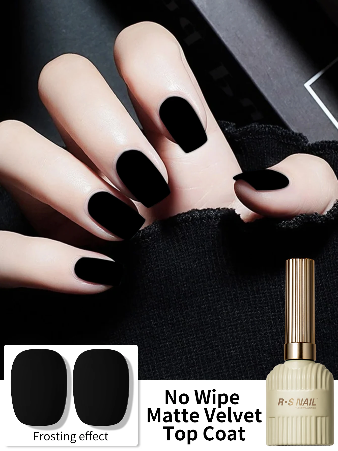 Resin Art Varnish - RSNAIL 12g Velvet Matte Top Coat