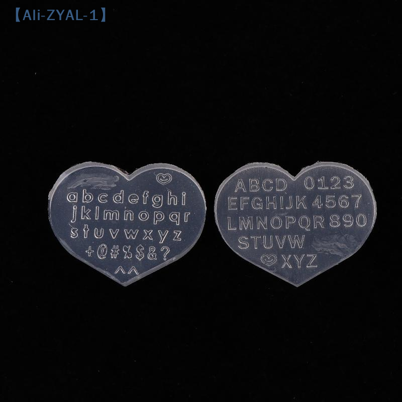 Resin Art Earrings Design - 【ZYAL-1】1/3PCS Art Decoration Universal English Letter