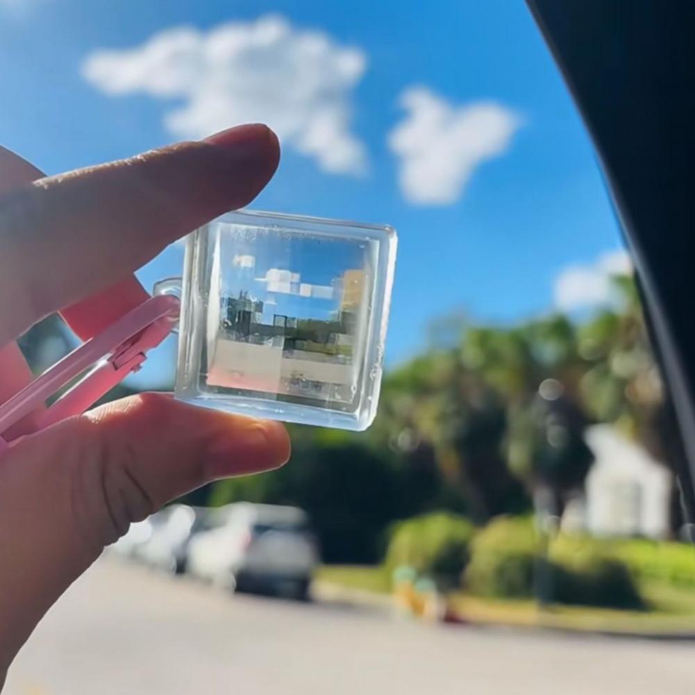 Resin Art Keychain Design - Bag Charm Pixel Style Acrylic Pendant