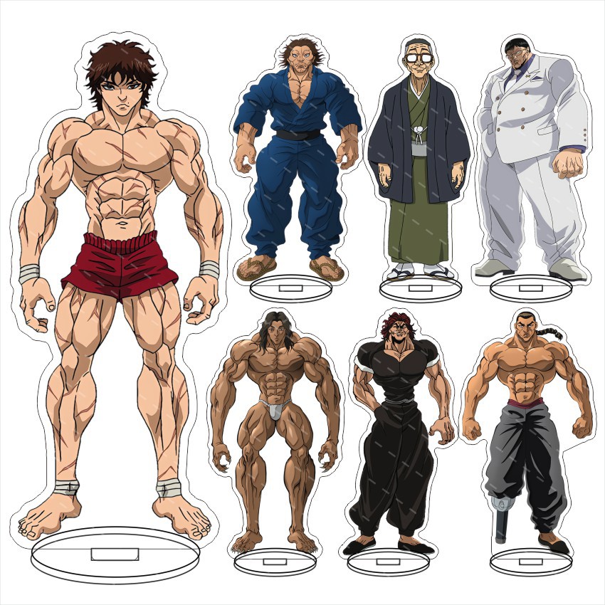 Resin Art Toys - Grappler Baki Baki Hanma Acrylic Figure