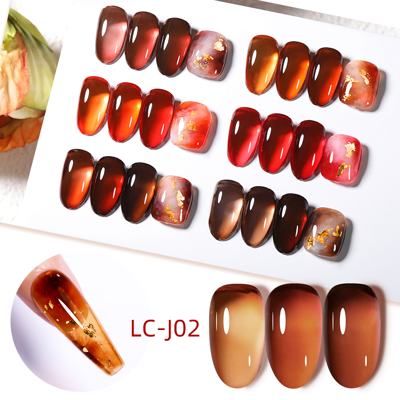 LILYCUTE 7ML Jelly Amber Gel N - Resin Art Varnish 评论和价格
