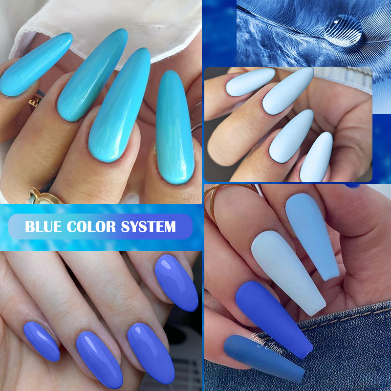 LILYCUTE 7ML Matte Blue Color  - Resin Art Varnish 评论和价格