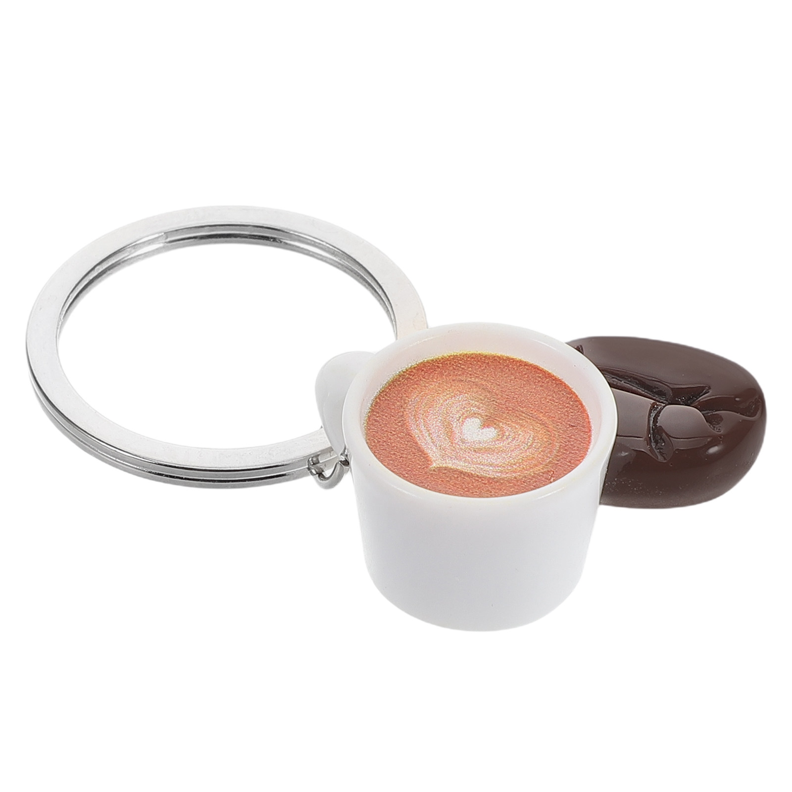 Coffee Bean Keychain Elegant L - Resin Art Keychain Design 评论和价格