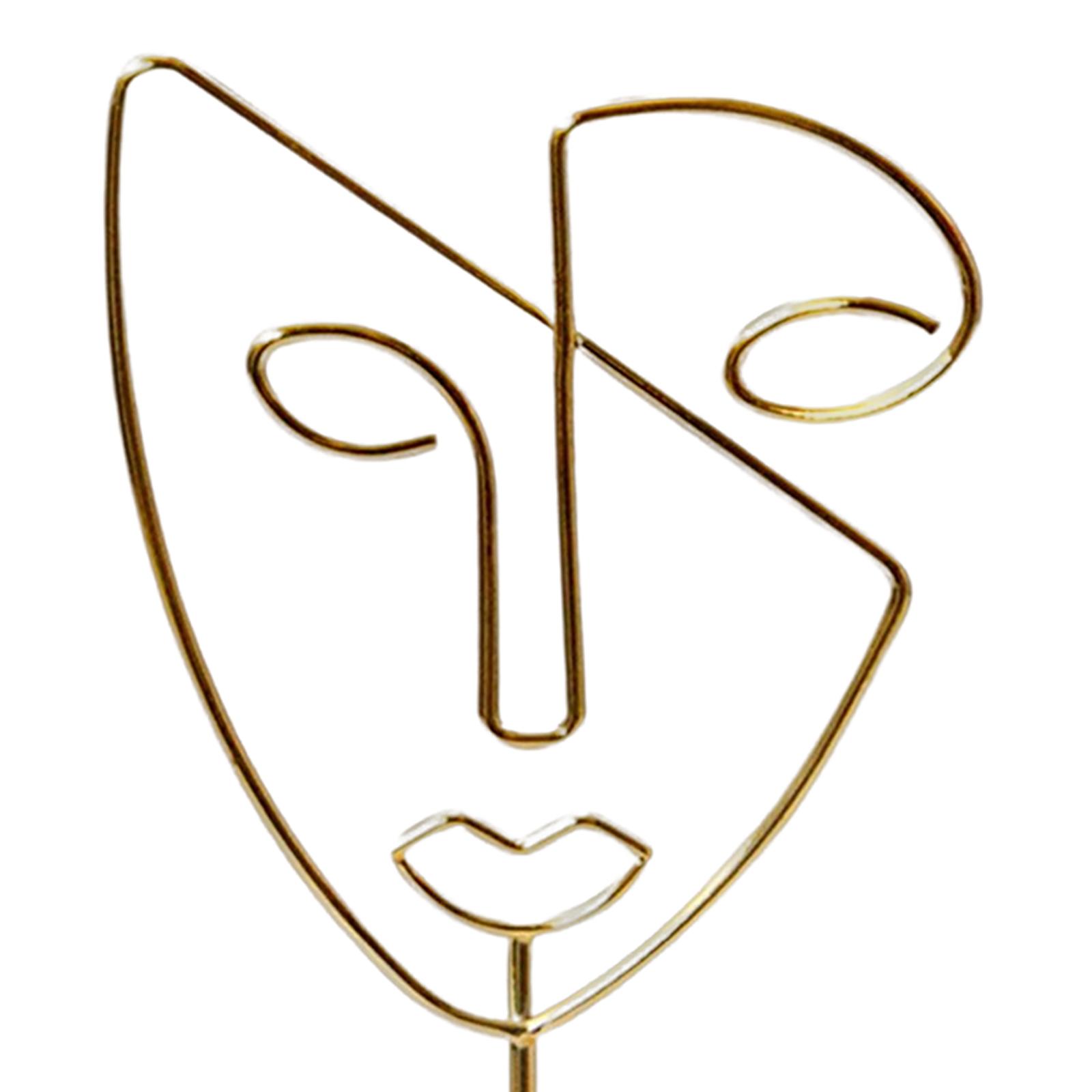 Decorative Figure Face Abstrac - Resin Art Studio 评论和价格