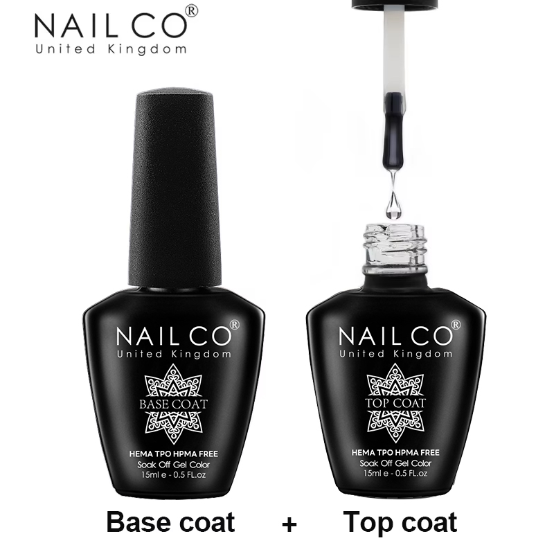 NAILCO 15ml Top Coat And Base  - Resin Art Varnish 评论和价格