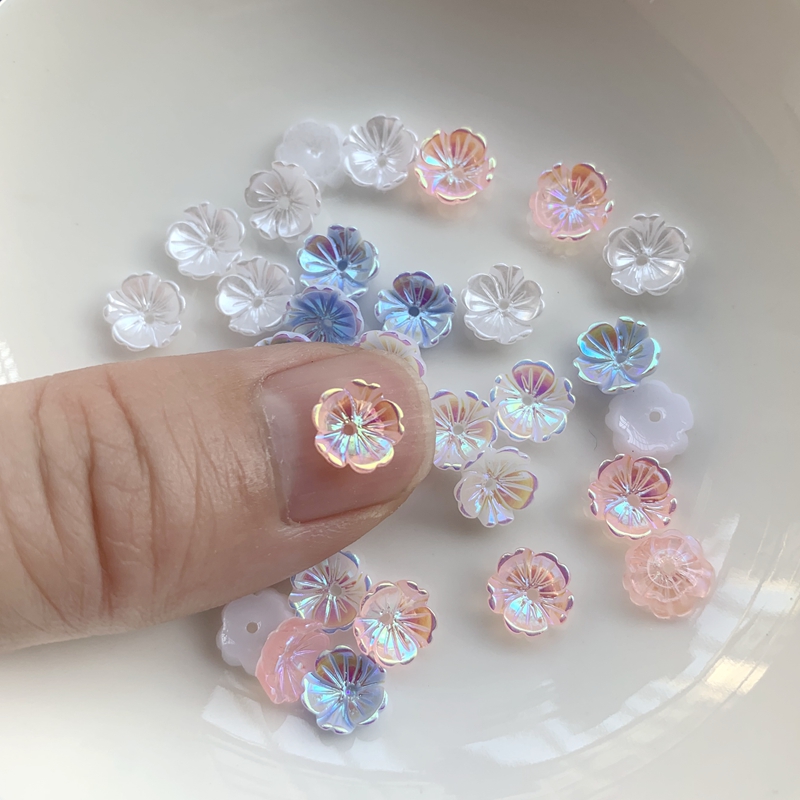 Flowers 8mm Earrings jewelry a - Resin Art Earrings Design 评论和价格