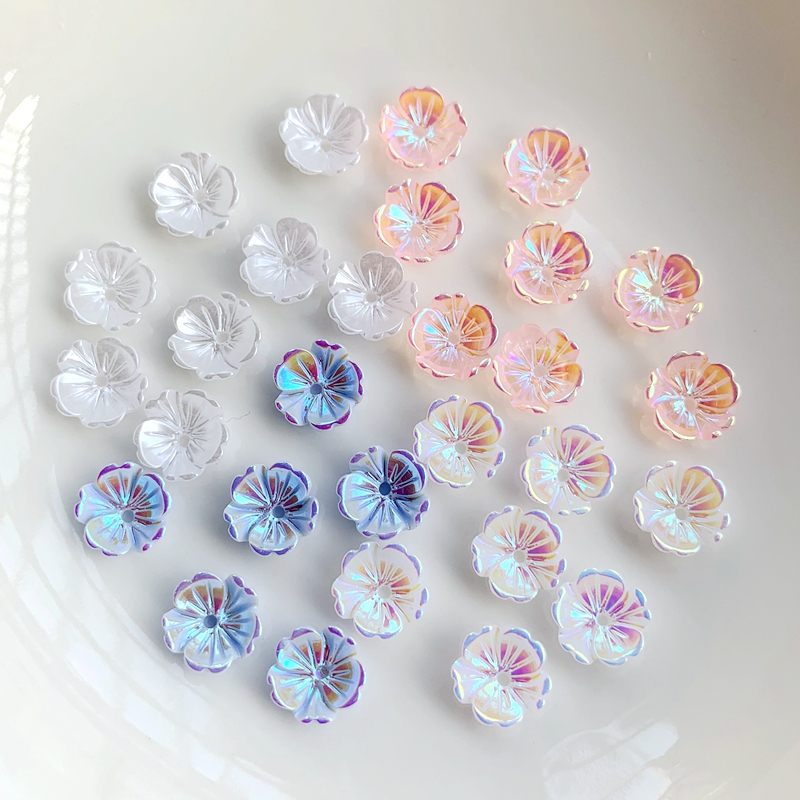 Flowers 8mm Earrings jewelry a - Resin Art Earrings Design 评论和价格