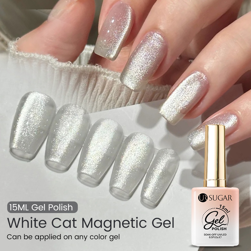 UR SUGAR 15ml White Cat Magnet - Resin Art Varnish 评论和价格