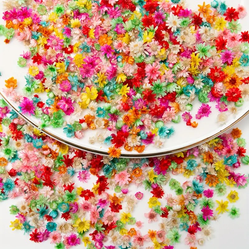 Classic artificial Flower Mix  - Resin Art Earrings Design 评论和价格