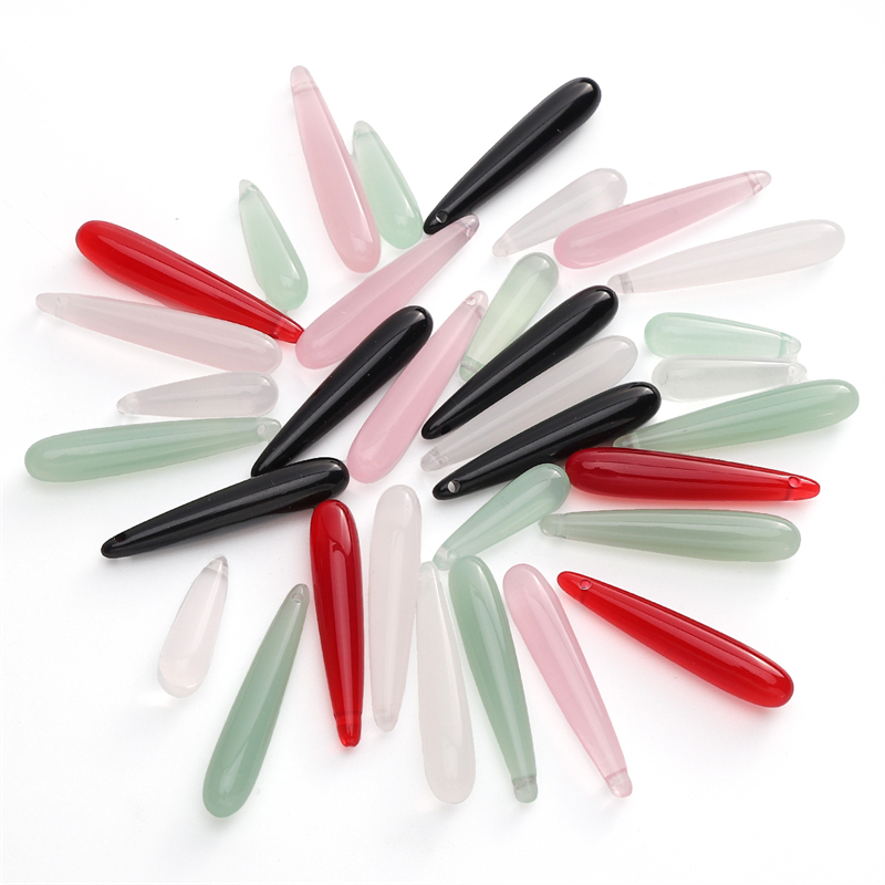 5pcs Beads Resin Teardrop Shap - Resin Art Pendant 评论和价格