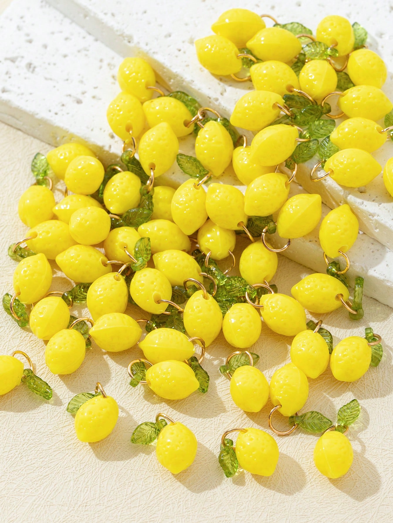 10Pcs 3D Lemon Resin Charms Pe - Resin Art And Craft 评论和价格