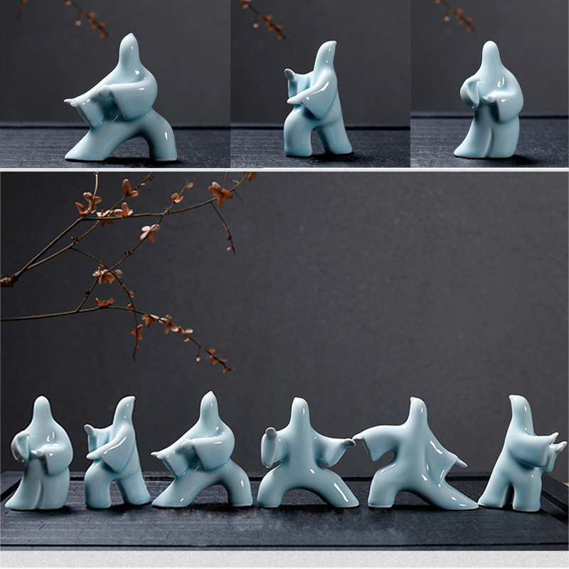 Abstract Art Ceramic Kungfu Po - Resin Art Studio 评论和价格