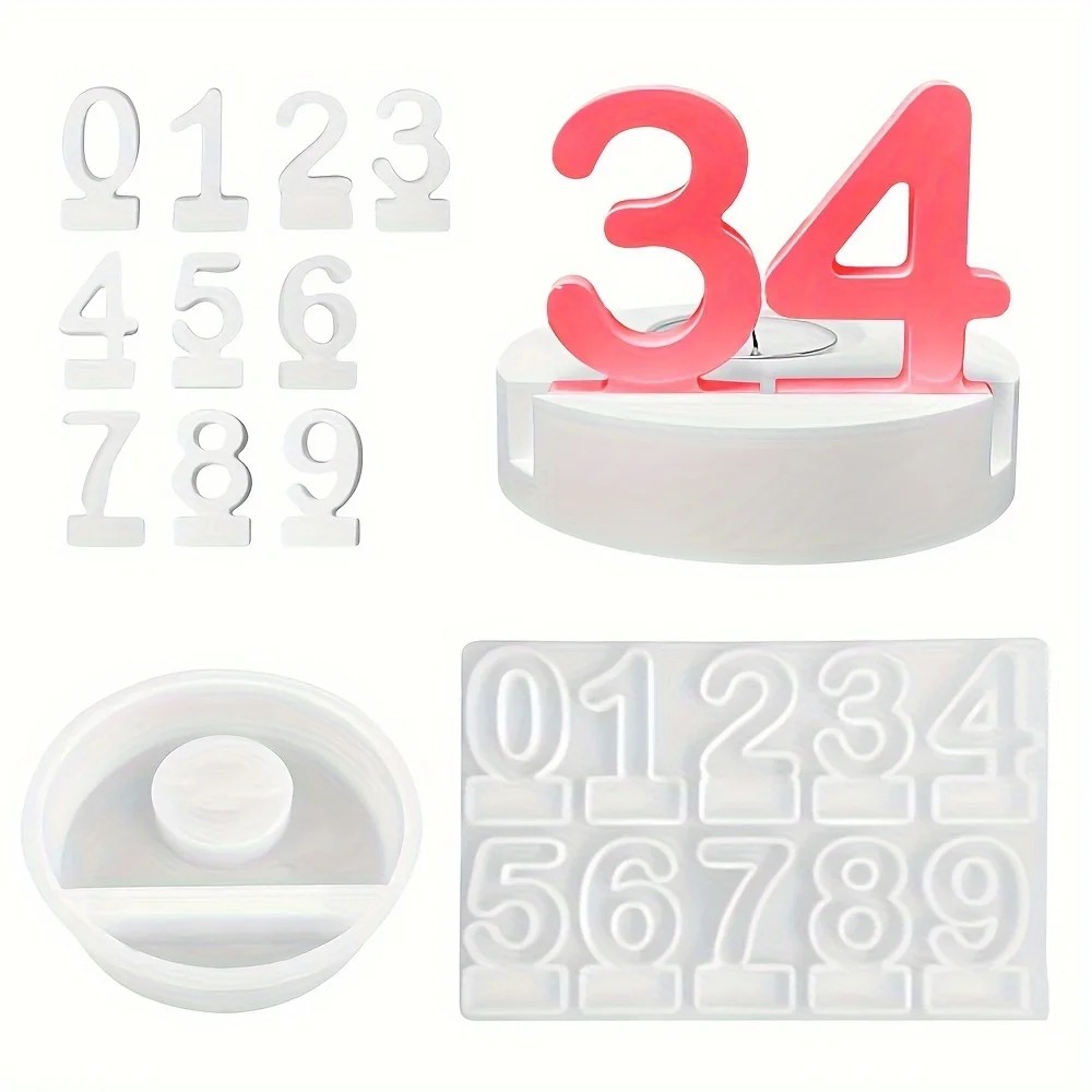 2pc Birthday Cake Silicones Mo - Resin Art And Craft 评论和价格