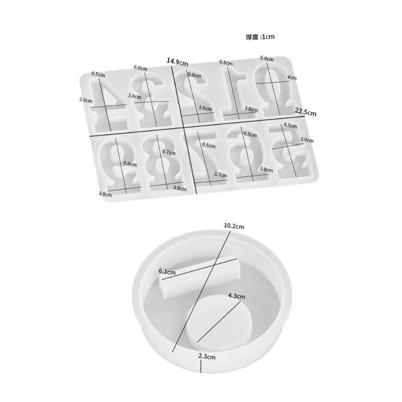 2pc Birthday Cake Silicones Mo - Resin Art And Craft 评论和价格