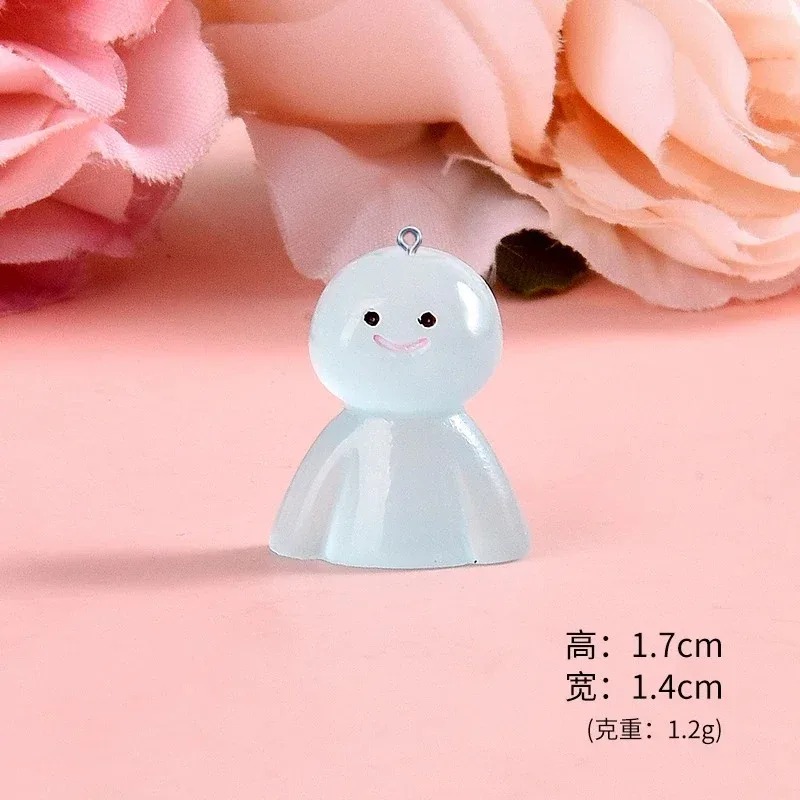 10Pcs Glow In Dark Cartoon Dol - Resin Art And Craft 评论和价格