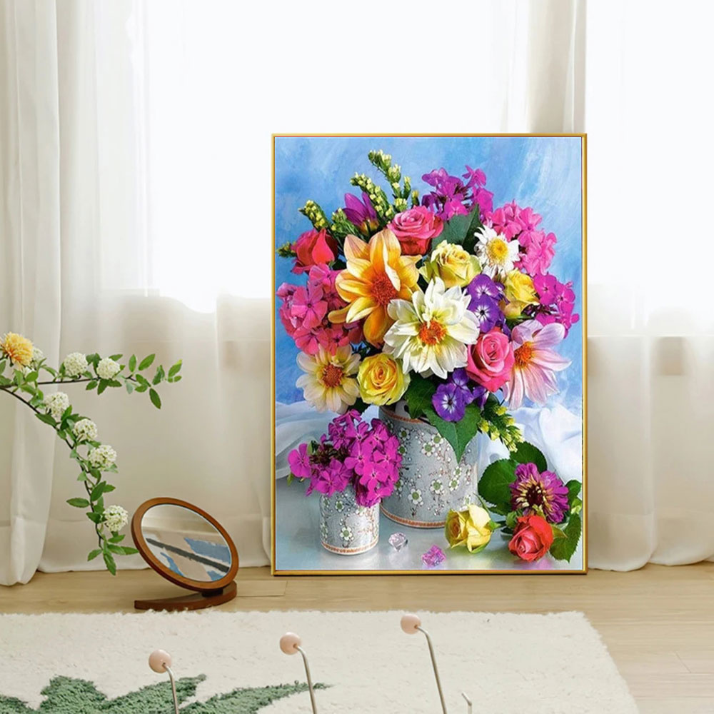 Full Diamond Mosaic Flower 5D  - Resin Art Flowers 评论和价格