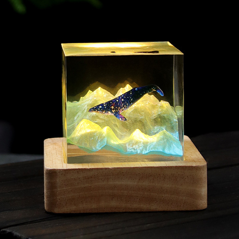 5cm Cube Organism Resin Table  - Resin Art Cube 评论和价格