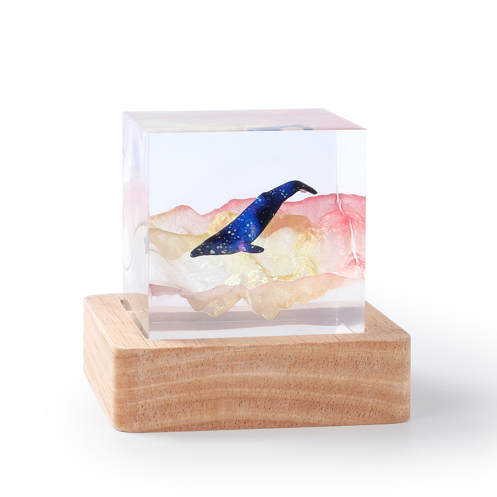 5cm Cube Organism Resin Table  - Resin Art Cube 评论和价格
