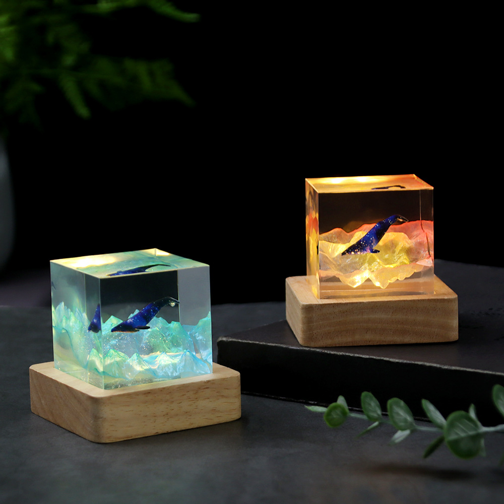 5cm Cube Organism Resin Table  - Resin Art Cube 评论和价格
