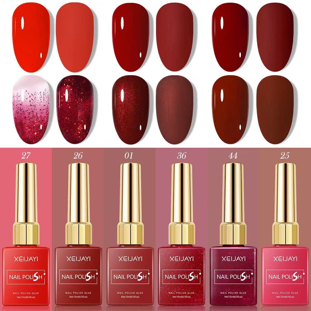 15ml Gel Nail Polish 6 Colors  - Resin Art Varnish 评论和价格