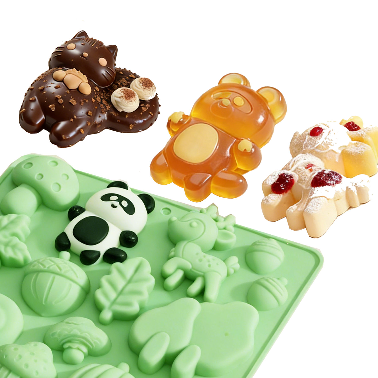1 Silicone Cake Mold in the Sh - Resin Art And Craft 评论和价格
