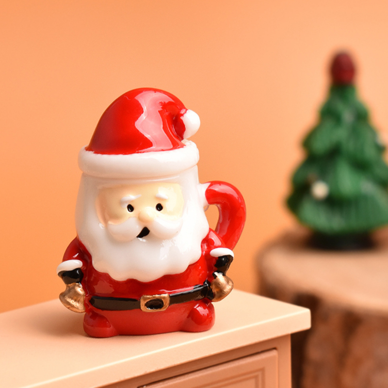 Mini Santa Teacup Ornament - R - Resin Art And Craft 评论和价格