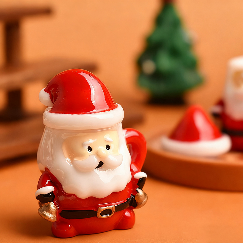 Mini Santa Teacup Ornament - R - Resin Art And Craft 评论和价格