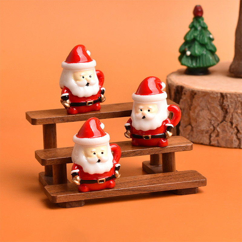 Mini Santa Teacup Ornament - R - Resin Art And Craft 评论和价格