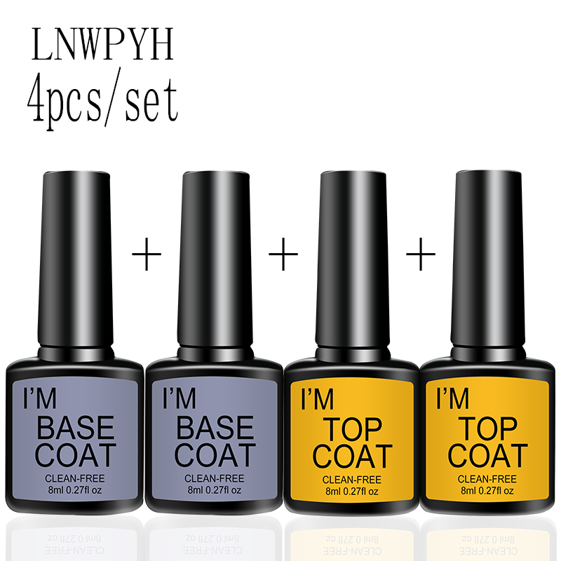 4 Pcs/Set Top Coat And Base Co - Resin Art Varnish 评论和价格