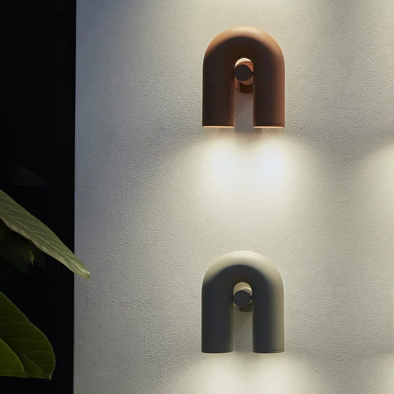 U-Shaped Rotatable LED Wall Li - Resin Art Studio 评论和价格