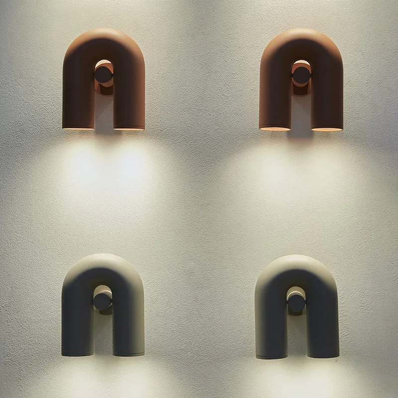 U-Shaped Rotatable LED Wall Li - Resin Art Studio 评论和价格
