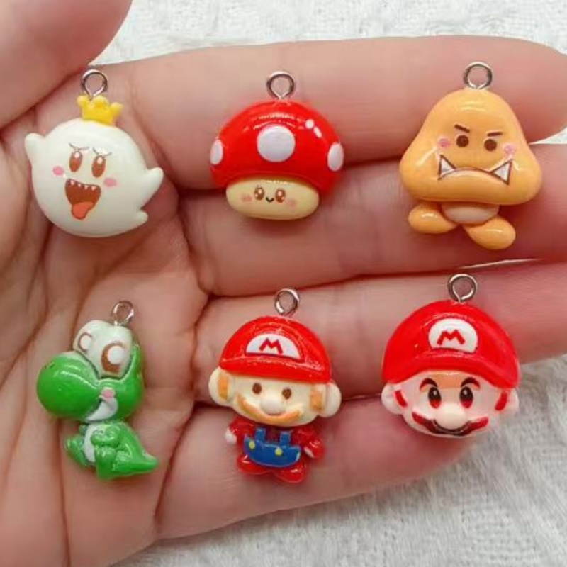 10pcs resin cartoon pendant, D - Resin Art Pendant 评论和价格