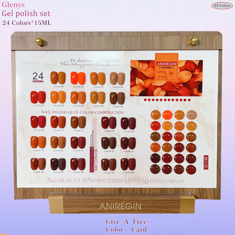 Vintage Brown 24 Color Nail Po - Resin Art Varnish 评论和价格