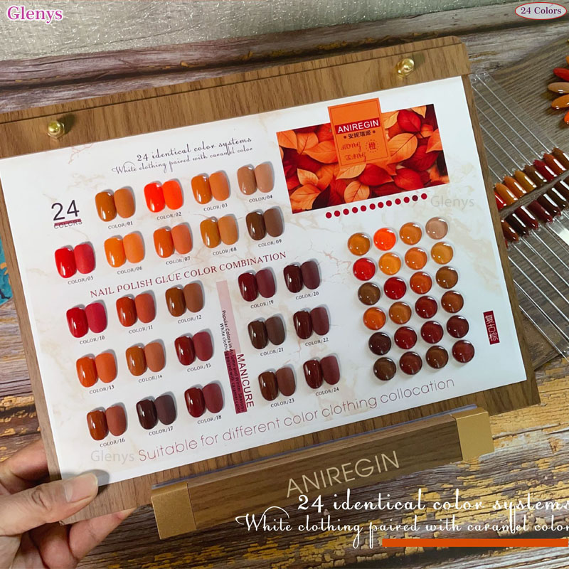 Vintage Brown 24 Color Nail Po - Resin Art Varnish 评论和价格