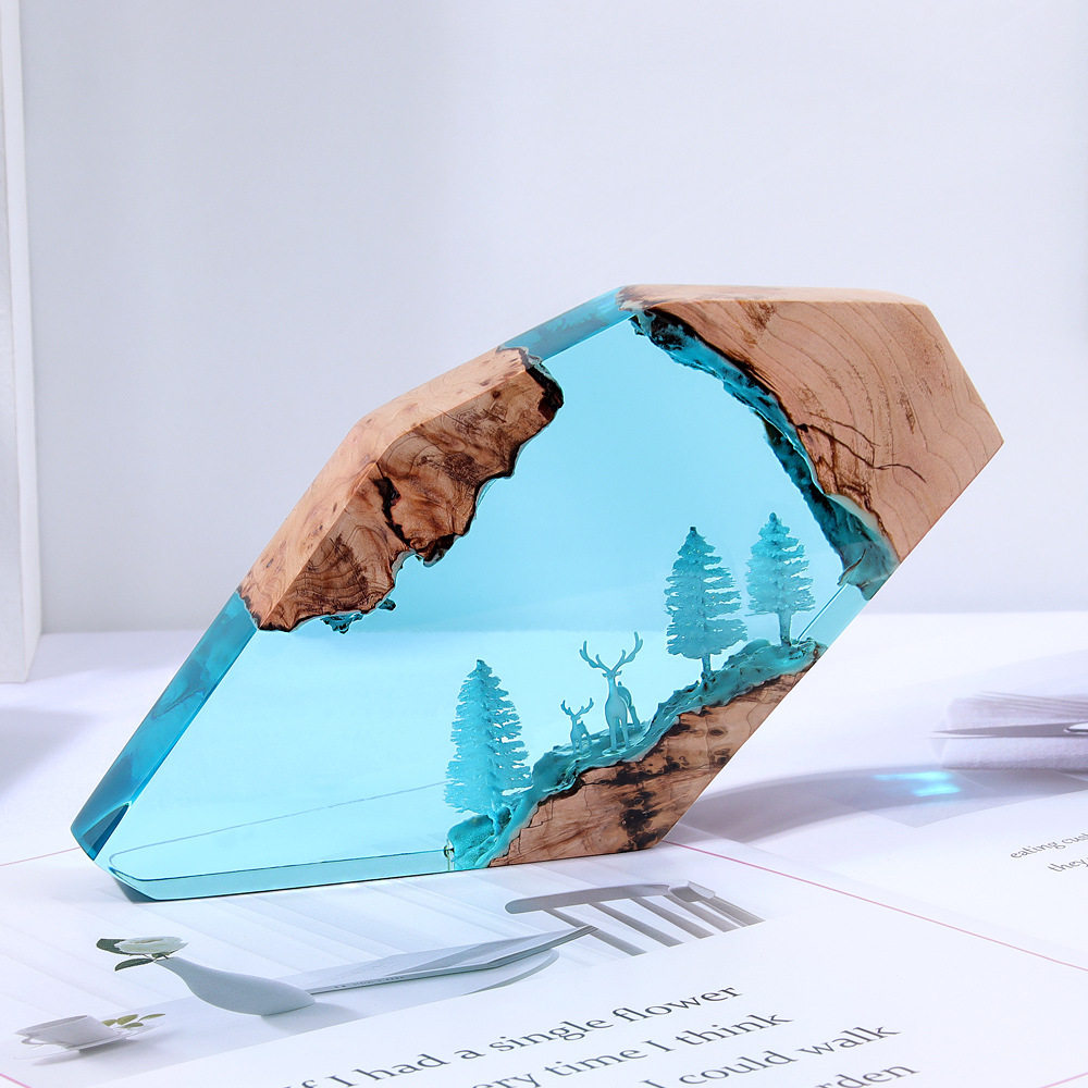 Forest Fairy Deer Desktop Art  - Resin Art And Craft 评论和价格