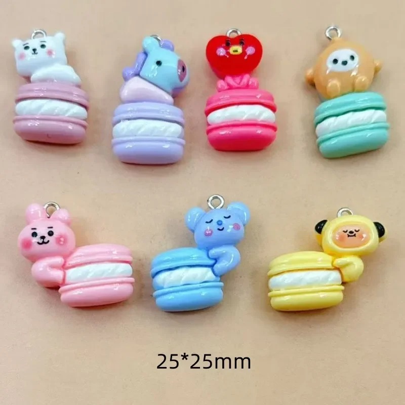 10pcs Mixed Cartoon Resin Char - Resin Art And Craft 评论和价格