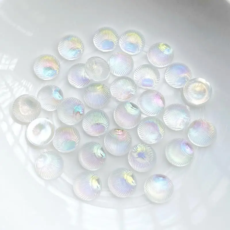 100pcs Circular shells 3d Jewe - Resin Art Earrings Design 评论和价格