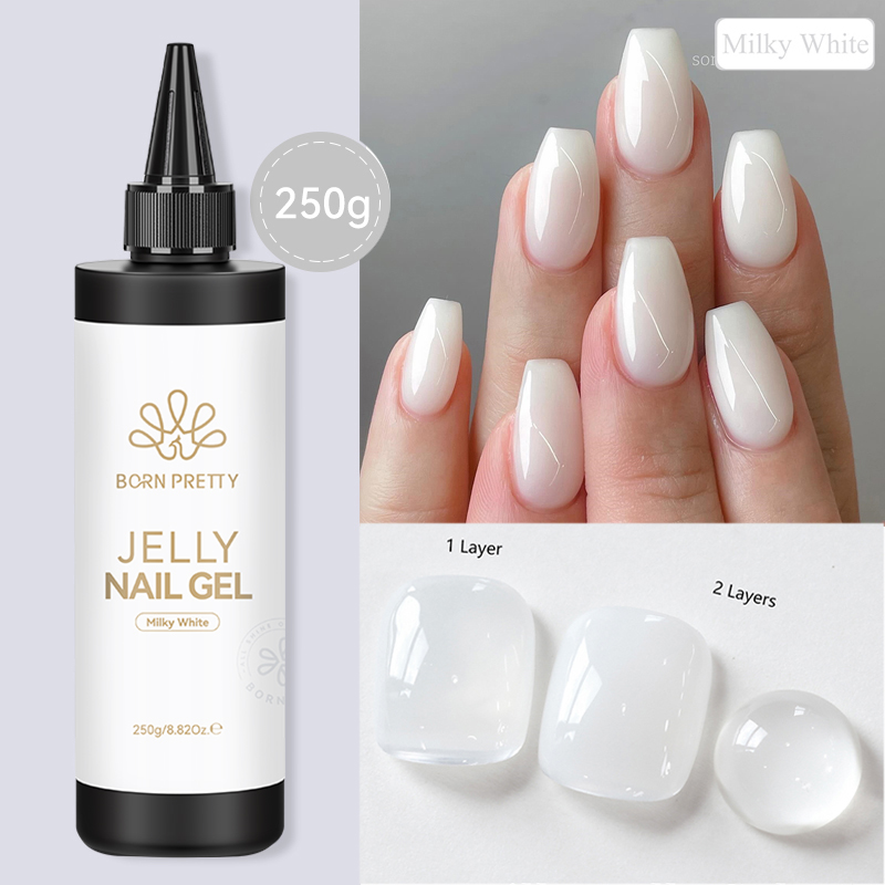BORN PRETTY 250g Jelly Milky W - Resin Art Varnish 评论和价格