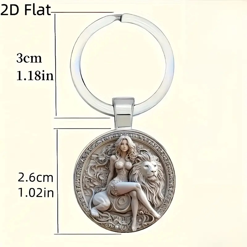 2D Unique European-Style Godde - Resin Art Keychain Design 评论和价格
